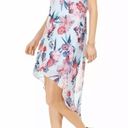 Adrianna Papell l Floral Chiffon hi low dress Photo 2