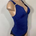 Bleu Rod Beattie New.  v-neck navy tankini top. Size 8. Retails $91 Photo 2