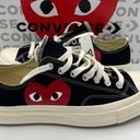 Converse NWB  Chuck Taylor All-Star 70s Ox Comme des Garcons PLAY Black Sneakers Photo 0