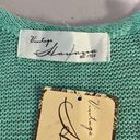 Vintage Havana LARGE MINT GREEN RACER BACK KNIT TANK TOP WITH STARS New Photo 8