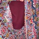 As You Wish Buckle  Maroon Ruffle Boho Print Maxi Dress Photo 7