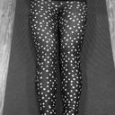 Strut this  Black Leggings with Five Card Suits - One Size Photo 5