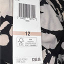 Jones New York  Dress Black/Cream Sleeveless Front Wrap Detail Dress NWT $205 Photo 3