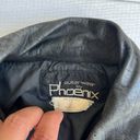 Vintage 80s Oversized Black Leather Fringe Jacket M Size M Photo 4