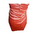 Sequin Hearts  Strapless Dress Juniors Size 5 Rose Bodycon Stretch Orange Salmon Photo 2