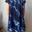 DKNY  Acid Wash Pleated Shift Dress Size 10 Photo 5