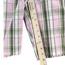 Anne Klein  Sport Bermuda Shorts Womens 8 Pink Green Plaid Golf High Rise Stretch Photo 7