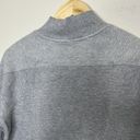 Under Armour  Womens Top Grey Double Knit Mock Neck Pullover Sweatshirt Size S Photo 4