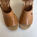 Treasure & Bond  Sannibel Platform Wedge tan leather sandals size 9.5 Photo 2