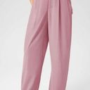 Cider  Pink High Waist Pleated Wide Leg Trouser Pants Photo 0