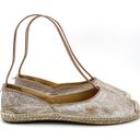 Rag and Bone  Georgie Silver Platinum Espadrille Slip-On Shoe Women’s Size 39.5 | 9 Photo 8