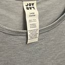 Joy Lab Target Women’s Activewear Seamless Basic Workout Tee | Grey | Large Photo 6