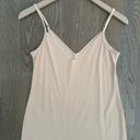 Commando Classic Tailored Spaghetti Strap Slip Mini Dress in Beige Nude Size M/L Photo 3