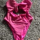 Dillard's Pink One Piece Bathing Suit  Photo 0