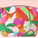 Ipsy  Glam Bag Makeup Cosmetics Bag Purse Clutch Zipper, Colorful Floral — NEW Photo 1