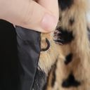 Romeo + Juliet Couture  Tan Black Animal Print Faux Fur Women's Vest Size Small Photo 5