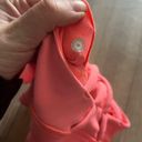 Lululemon  energy ribbed high neck raspberry cream sport bra size 4 Photo 2