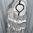 POL ‎ layered silk and lace gray tank Women's size S Photo 1