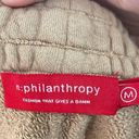 N: Philanthropy Front Zip Joggers Sweatpants in Camel Tan Size M Photo 5