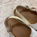 American Eagle  | tan fabric sandals Photo 1