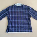 Edge Vintage Plaid Lettuce  Top Photo 2