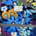 Vera Bradley  Purple Blue Floral Terrycloth Fleece Robe Size S/M Photo 2