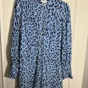 A.L.C. - Leopard Print Blue Dress Photo 4