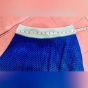 Kyodan  Blue/Black Dot Print Tennis Skirt Size Small Photo 5