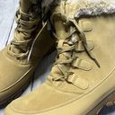 All In Motion NWT  Thermalite Fur Winter Lace Up Wide Boots Photo 7