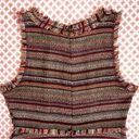 She & Sky retro brown tweed twill boho bohemian dress juniors size medium Photo 7