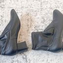 PARKE MARION  Tatum Block Heel Booties Sock Leather Photo 5