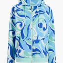 Hill House  The Allie Zip-Up in Ocean Kaleidoscope—Size XL Photo 0