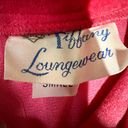 Tiffany Loungewear Housecoat Velour Long Sleeved Mandarin Collar Pink Small Photo 2