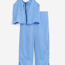 H&M Blue Satin Pajamas Photo 0