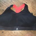 Reebok  L/XL black and orange athletic bra Photo 0