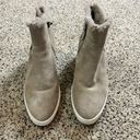 Caslon  Ankle Booties Fur Lined Boot Water Resistant Tan Suede Womens Size 8 Photo 1