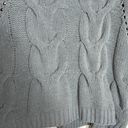 The Moon  & Madison Blue-Gray Plush Cowl Neck Knit Sweater Photo 3