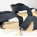 st. john's bay St.‎ Johns Bay Womens Black Strappy Sandal Zipper Back 8.5 Photo 3