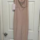 BHLDN NWT  Cali Satin Cowl-Neck Midi Slip Dress Photo 3