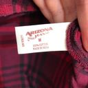 Arizona Jeans Arizona red and black flannel button down shirt Photo 4