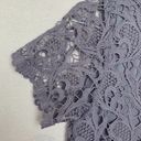 She & Sky  womens small lavender lace overlay purple dress guest church shift pu Photo 3