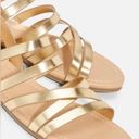 JustFab 💜 2/25  Metallic Gold Sandals Photo 1