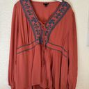 Torrid Boho Fall Style Flowy Blouse - Size 1 Photo 10