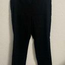 Briggs New York Briggs Black Elastic Waist Textured Pants Photo 0