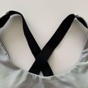 Koral  Silver & Black Criss Cross Back Sport Bra XS Photo 3