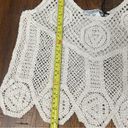 Rachel Zoe NWT  Crochet Crop Tank Top. Off White: Beige Color Size Sm Cotton Boho Photo 1