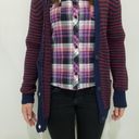 Roxy shadow diamonds cardigan sweater jacket hoodie hooded Striped Photo 2