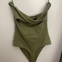 American Eagle Strapless army green bodysuit Photo 2