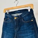 Rock & Republic  Kasandra Dark Bedazzled Wings Back Pockets Denim Jeans Size 2 Photo 2