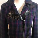 Jack by BB Dakota Jack bb Dakota Purple leather detail moto jacket Photo 1